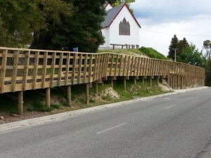 Wakefield raised cycle trail